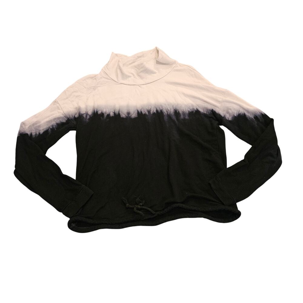 Philosophy Republic Clothing Women’s Small Black White Tie Dye Pullover Top
